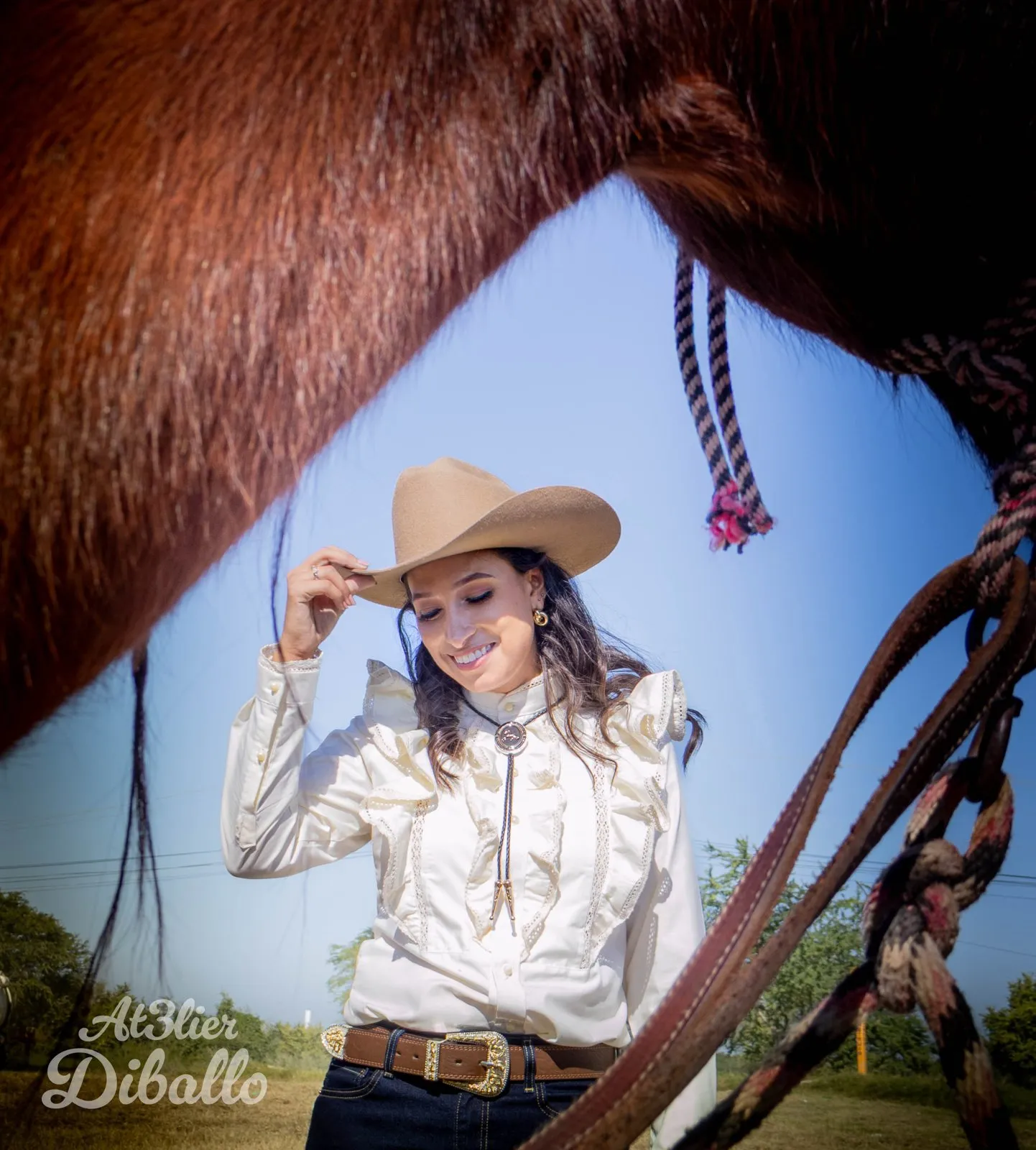 Retrato de reina charra